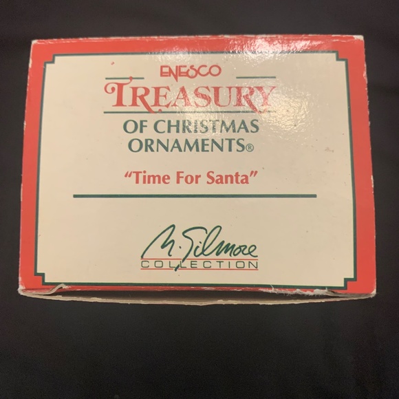 ENESCO Time For Santa Ornament in Box 1993 Collectable - Picture 5 of 8